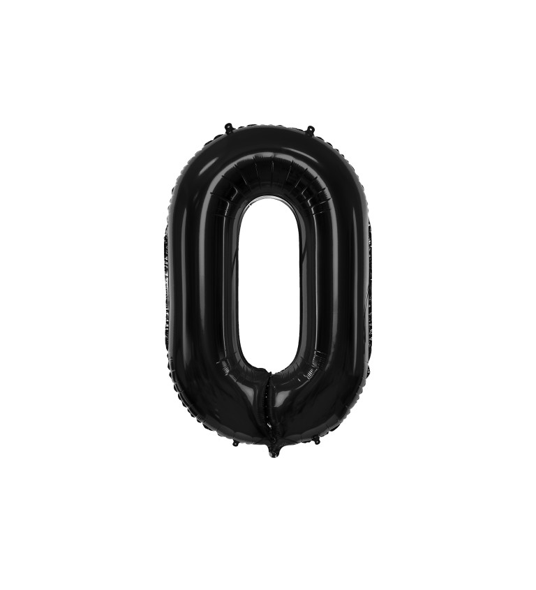 Balónek číslo 0 - černý