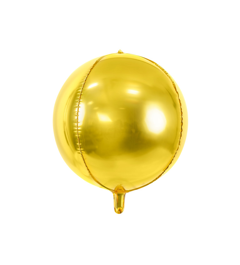 Zlatý kulatý balonek