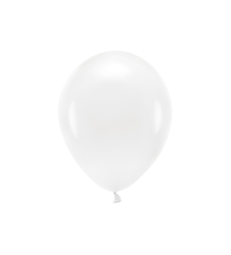 ECO balónky- pastelově bílá