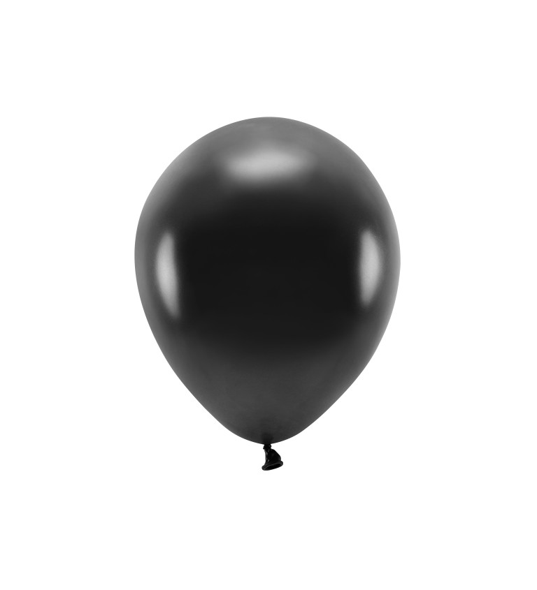 ECO balónky černé - metalické
