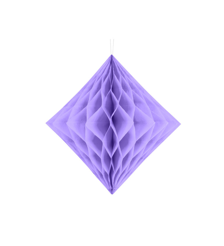 Lampion diamant - fialový
