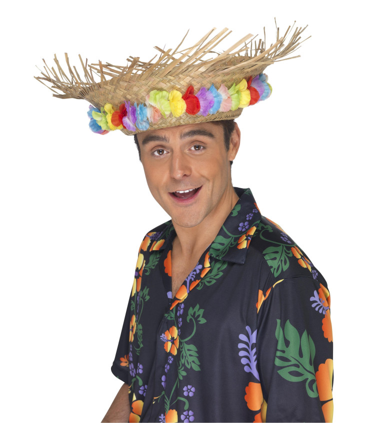 Havajský slaměný klobouk