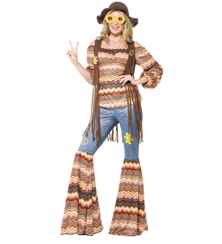 Kostým - Hippie žena