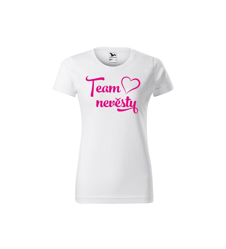 Tričko "Team Nevěsty" - bílé