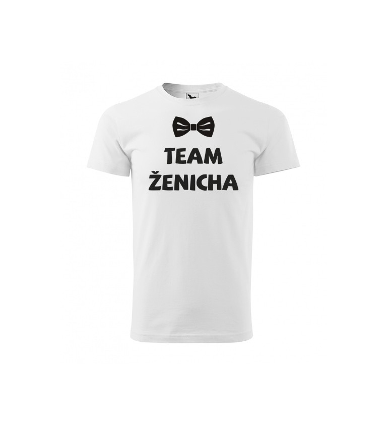 Tričko "Team Ženicha" - bílé