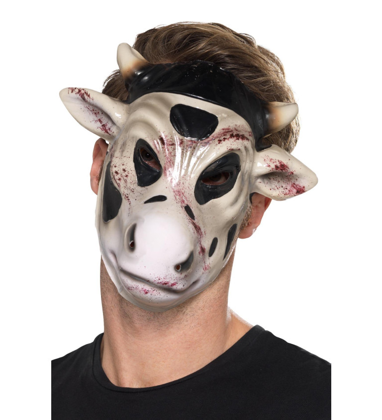 Strašidelná maska - kráva