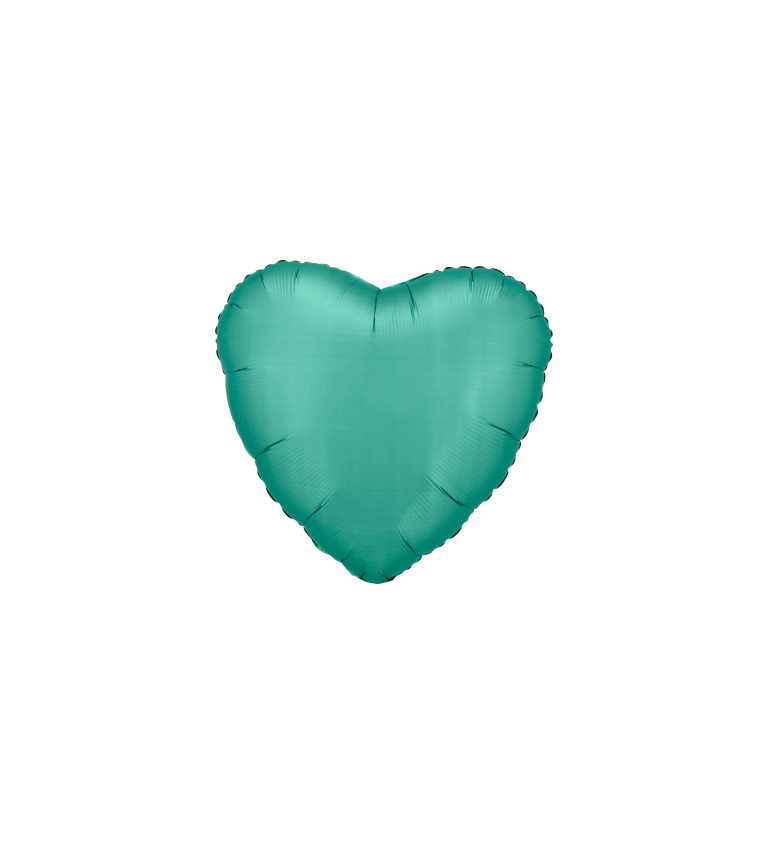 Srdce světle zelené - balónek