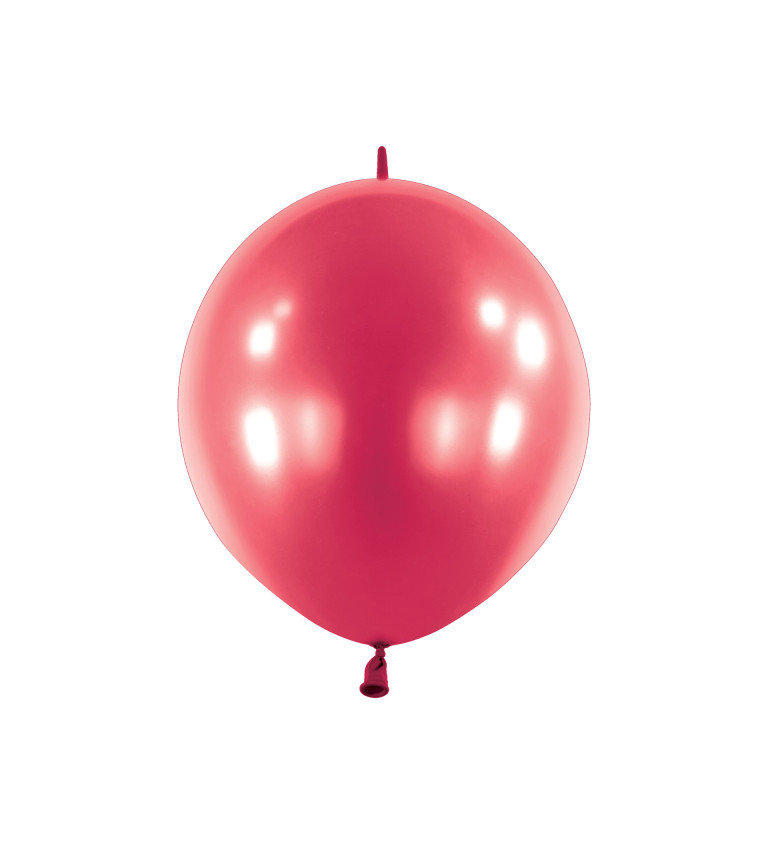 Metalický burgundový balónek