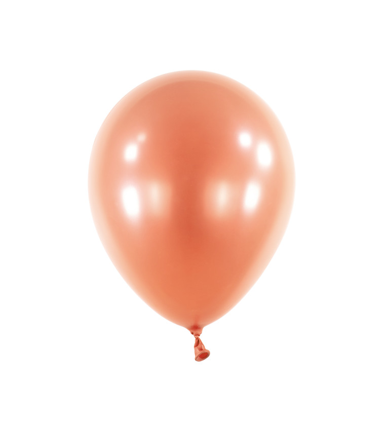 Růžovo-perleťový balón