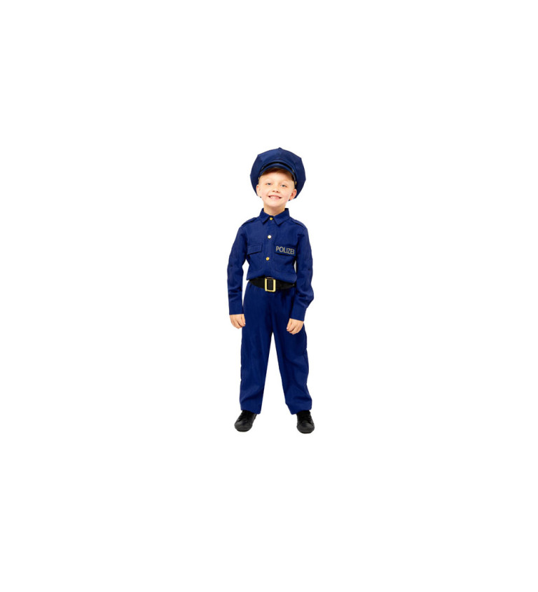 Dětský kostým modrý policista