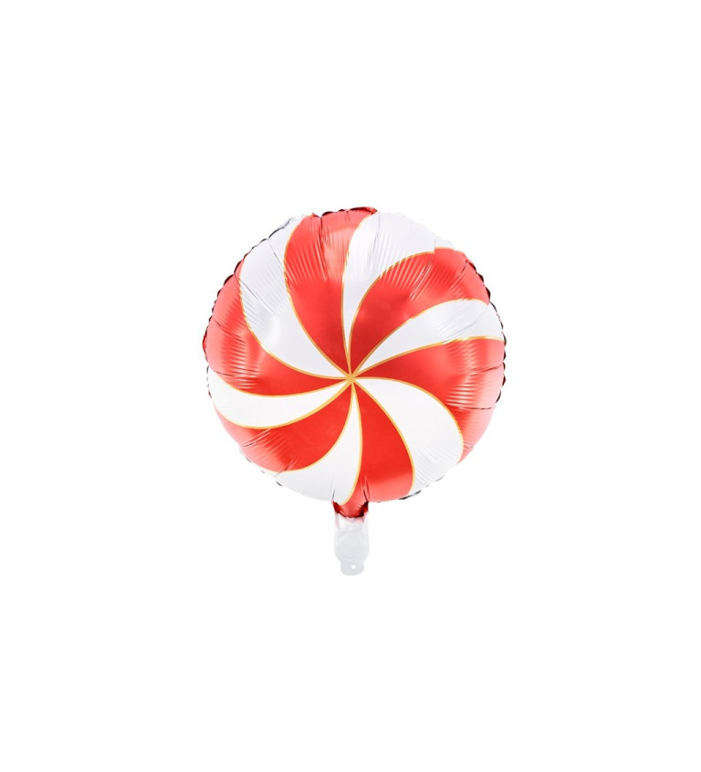 Fóliový balónek - červený bonbónek