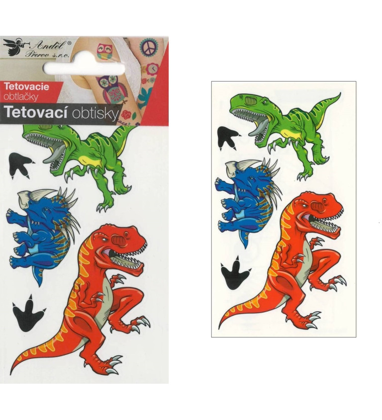 Tetování - dinosauři