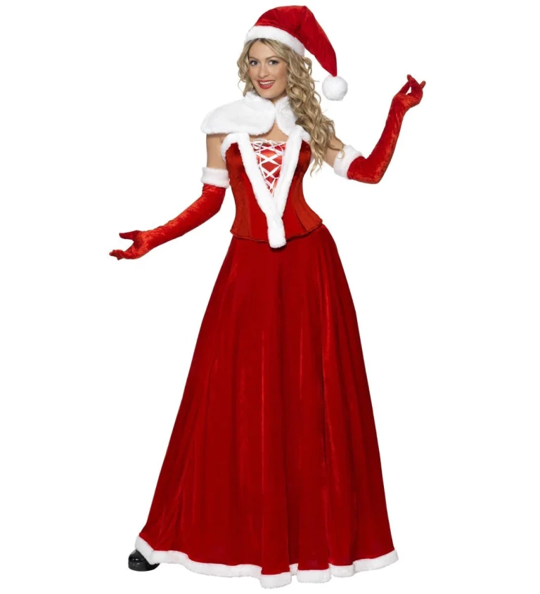 Kostým - Miss Santa, extra deluxe