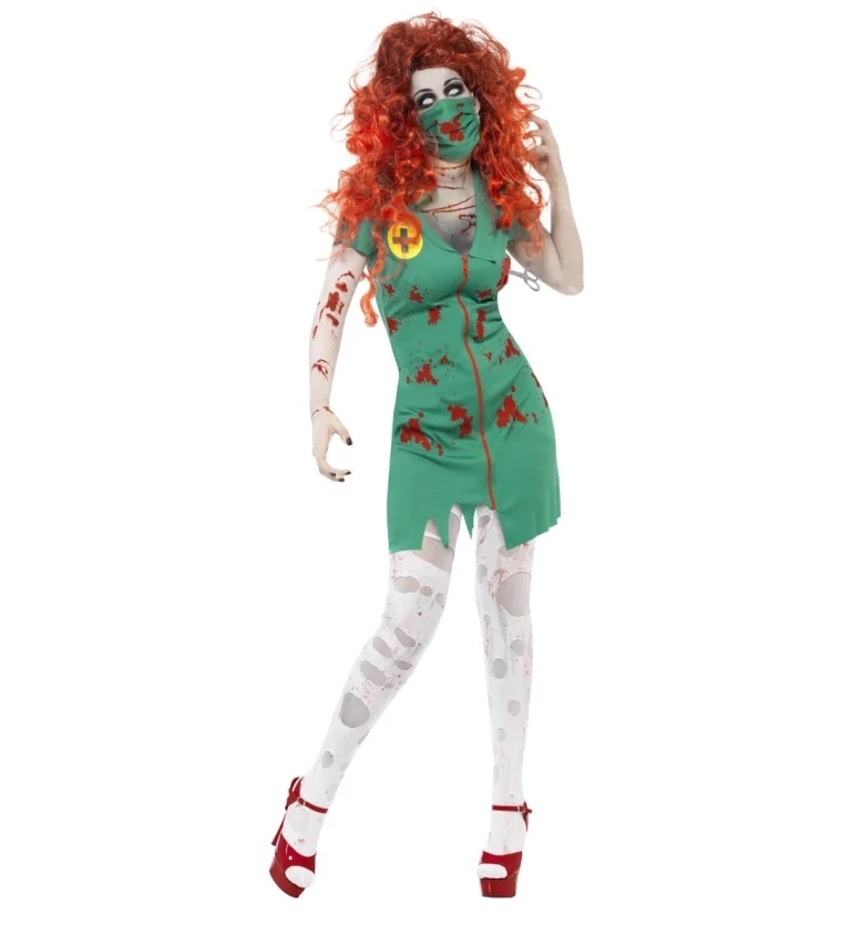 Kostým - Zombie sestra na sále