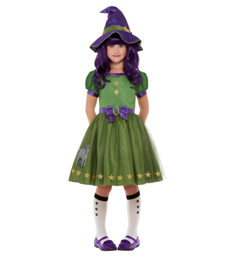 Dětský kostým - čarodějka Santoro