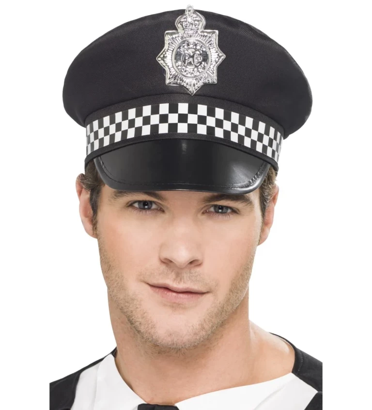 Policejní čepice Extra deluxe - pánská