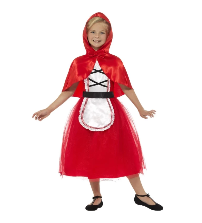 Dívčí deluxe kostým - Červená Karkulka