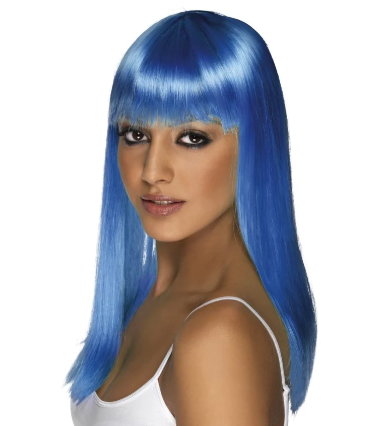 Paruka Glamourama - barva modrá