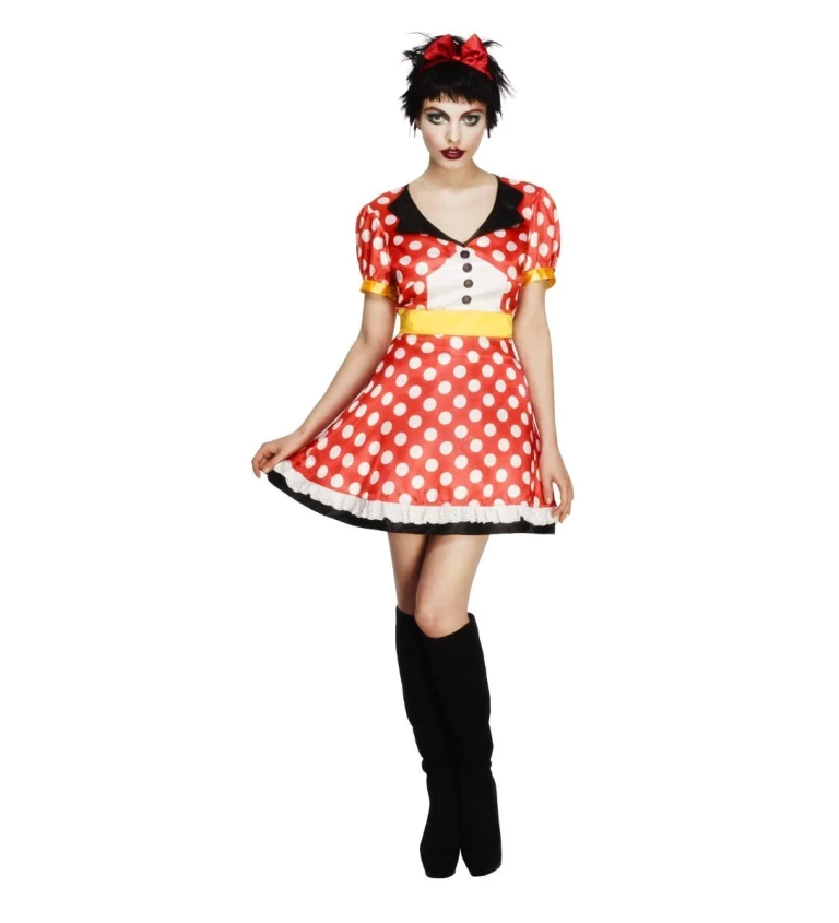 Kostým - sexy šaty Minnie Mouse
