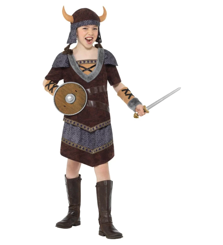 Kostým dětský - Vikingská dívka