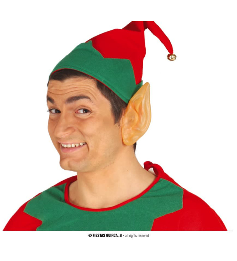 Elfí uši - Vánoční skřítek deluxe