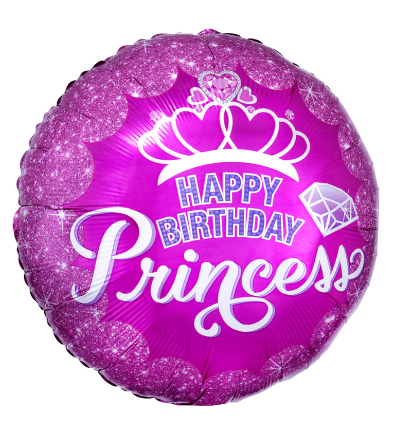 Balónek - happy birthday princess
