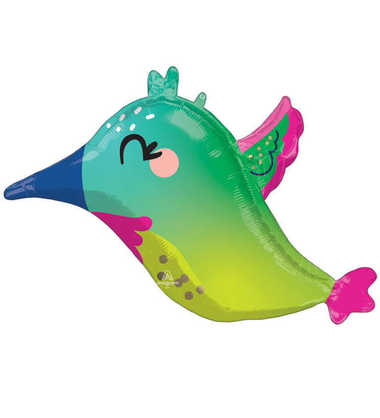 Balón fóliový - kolibřík
