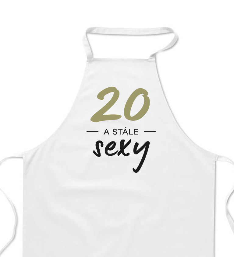 Zástěra bílá - 20 a stále sexy