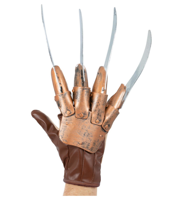 Gumové rukavice Freddyho Kruegera