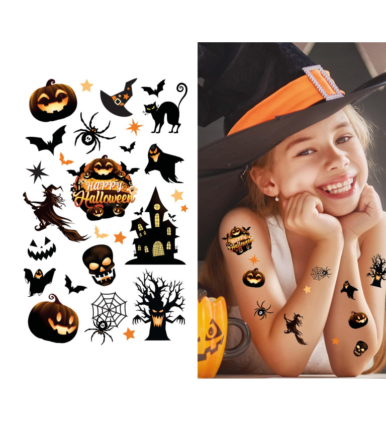 Halloween tetování