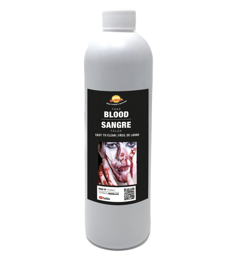 Láhev smývatelné krve