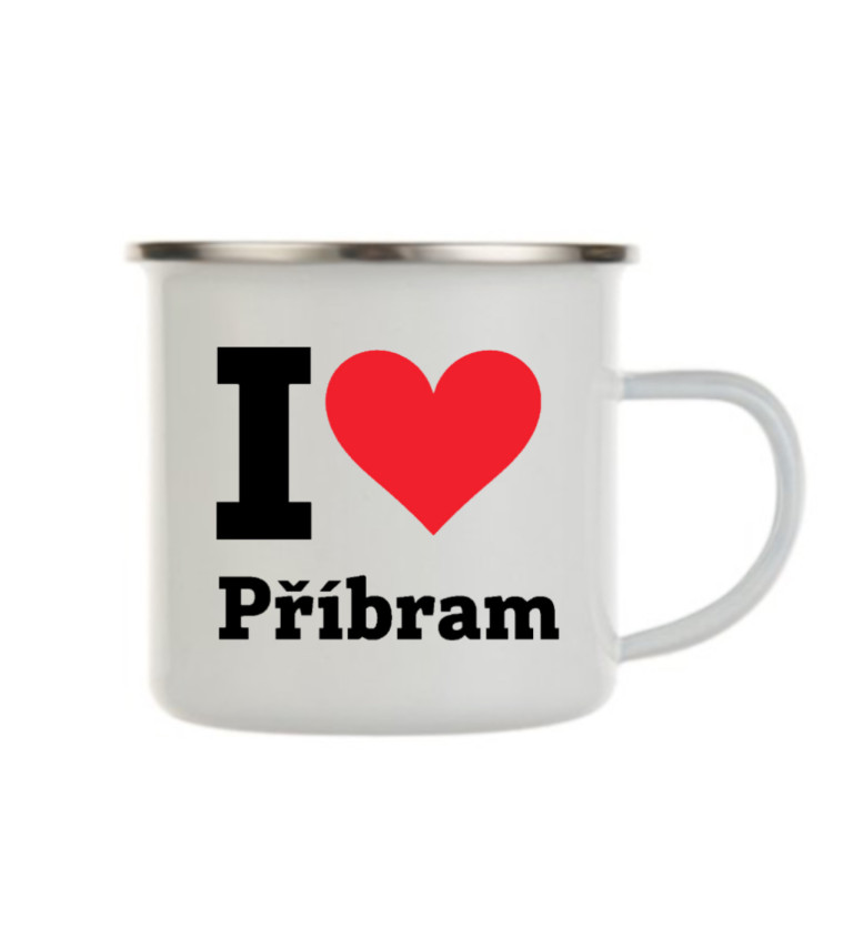 Plecháček bílý -I love Příbram