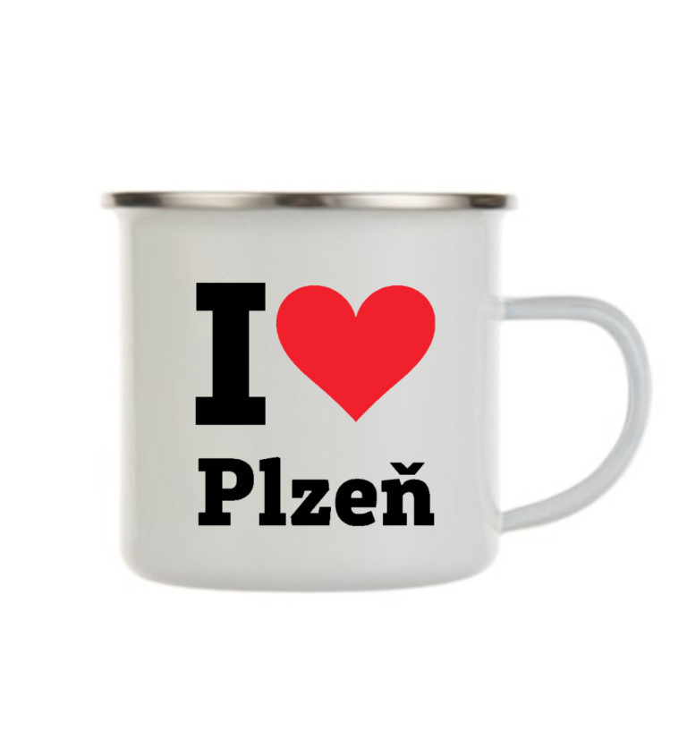 Plecháček bílý - I love Plzeň