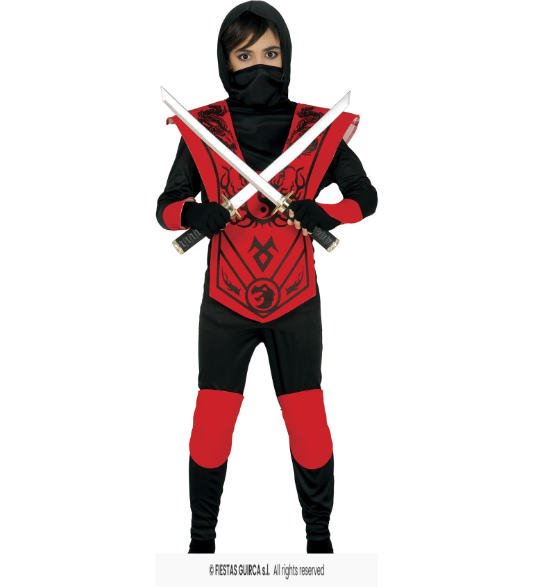 Dětský kostým červený ninja