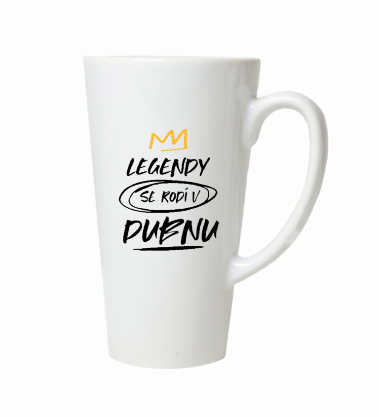 Latte hrnek - Legendy se rodí v dubnu