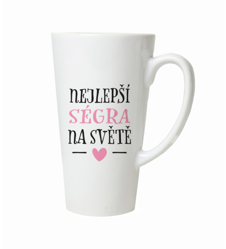 Latte hrnek - Nejlepší ségra na světě