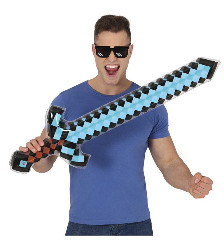 Pixelový meč nafukovací