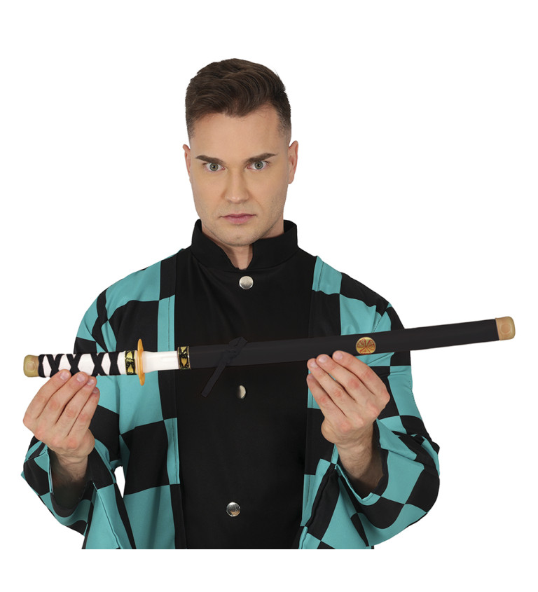 Samurajský meč s pochvou