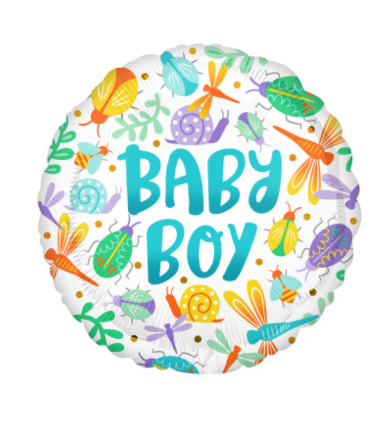 Fóliový balónek s nápisem Baby Boy