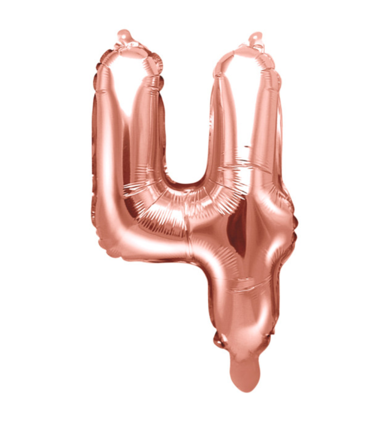 Rosegold balónek 4