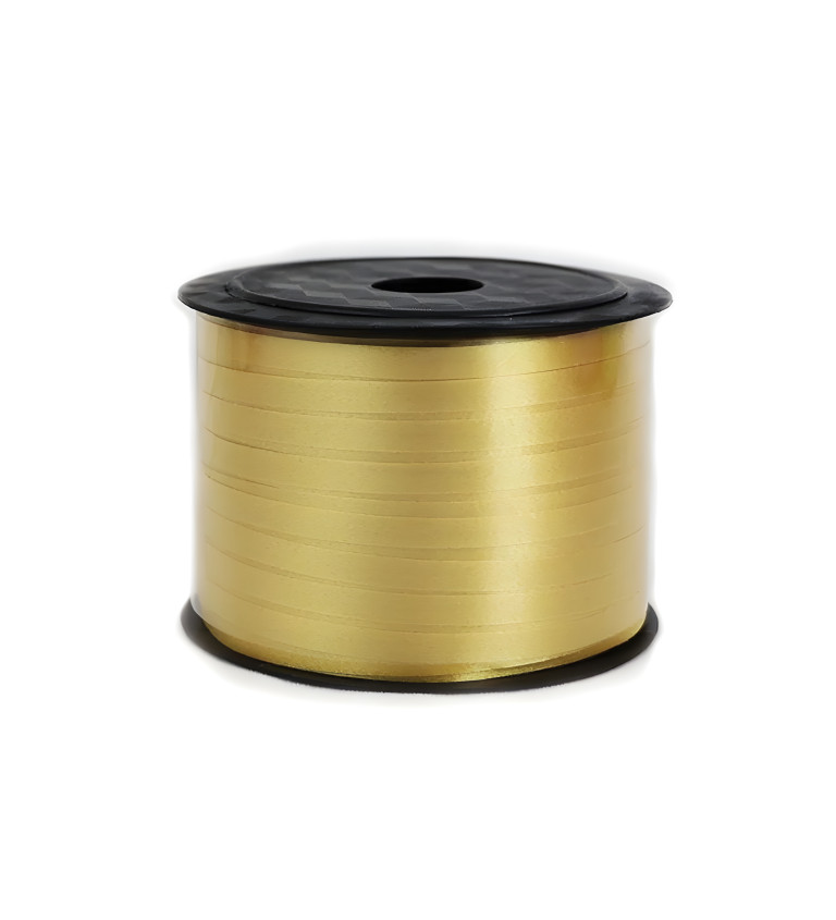 Stuha na balónky zlatá