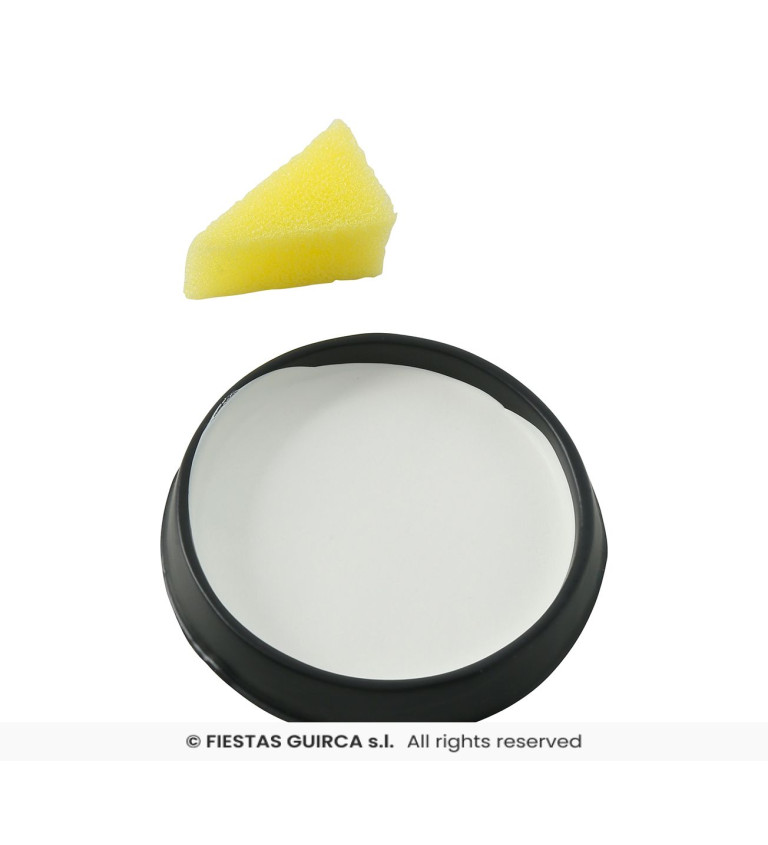 Make-up s houbičkou - bílý