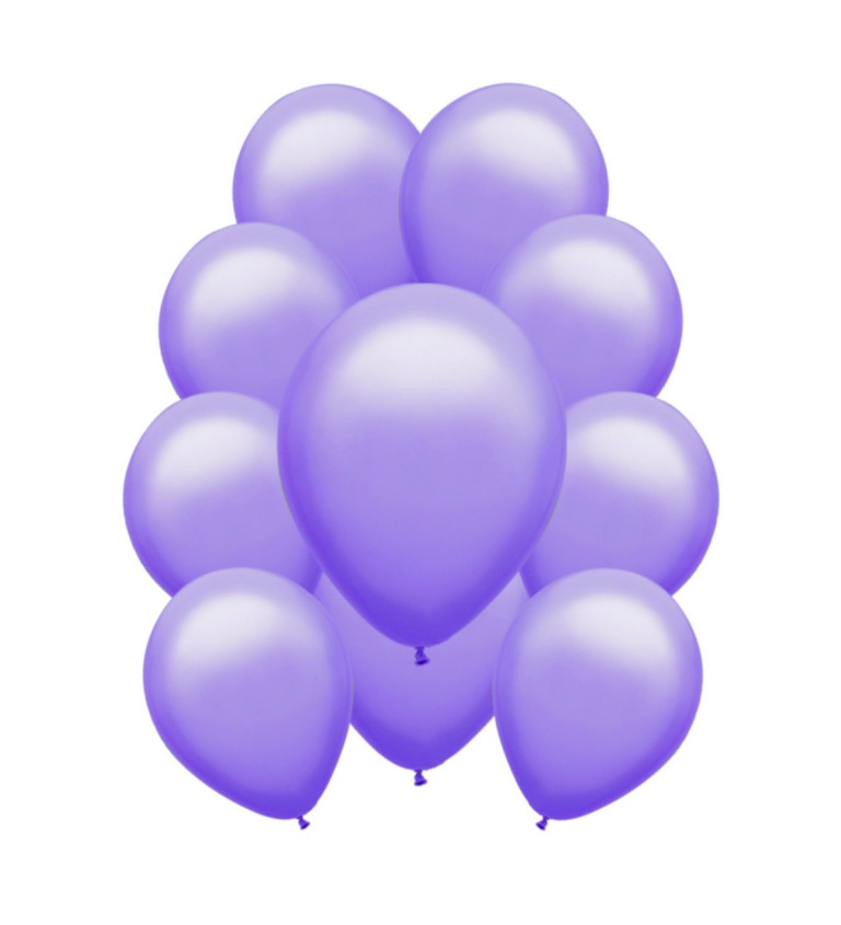 Latexové balónky pastelové světlé fialové