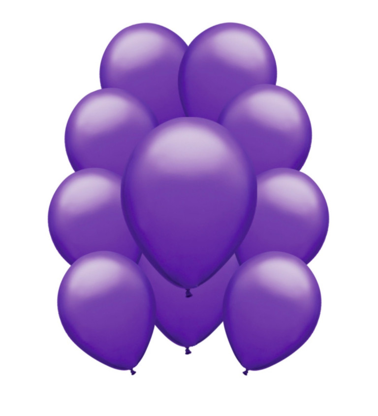 Latexové balónky pastelové tmavě fialové